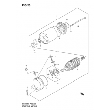 Starting motor