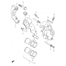 Front caliper