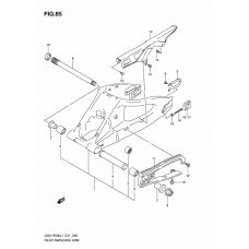 Rear swinging arm