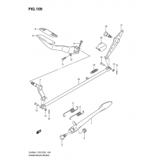 Stand - rear brake