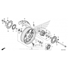 Заднее колесо