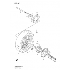 Rear wheel complete assy              

                  Sfv650k9/uk9/l0/ul0