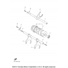 Shift cam fork