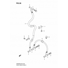 Front brake hose              

                  Gsr600k6/uk6/k7/uk7/k8/uk8/k9/uk9/l0/ul0