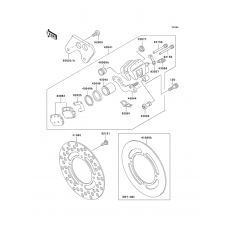 Front brake caliper              

                  D1 - d3