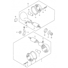 Turnsignal front & rear lamp