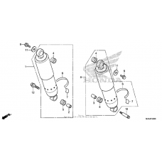 Rear shock absorber (1)