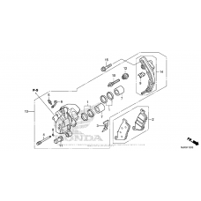 Front brake caliper (1)