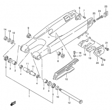 Rear swinging arm              

                  Model w