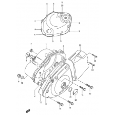 Crankcase cover ass`y (v