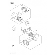 Turnsignal front & rear lamp