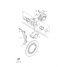 Rear brake caliper