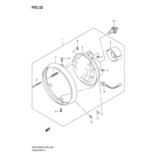 Headlamp              

                  Gsf1250k7/k8/k9/ak7/ak8/ak9 e2, e19, p37