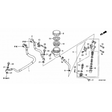 Rear brake master cylinder              

                  CBF1000A/T/S