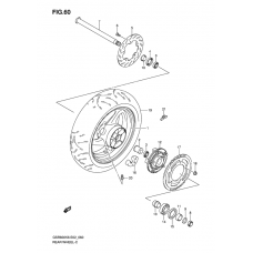 Rear wheel complete assy              

                  Gsr600k6/uk6/k7/uk7/k8/uk8/k9/uk9/l0/ul0