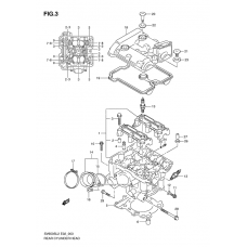 Rear cylinder head