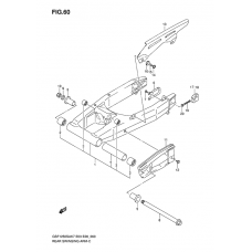 Rear swinging arm