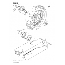 Rear wheel complete assy