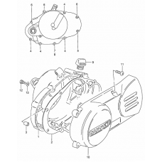 Crankcase cover ass`y (v