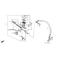 Fr. brake master cylinder