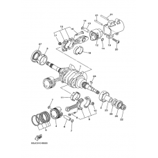 Crankshaft, piston