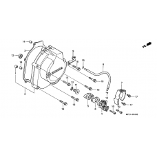 Right crankcase cover/ oil pump