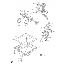 Oil pan - oil pump - fuel pump