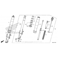 Вилка передней оси
