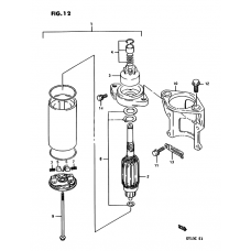 Starting motor