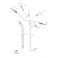 Steering handle & cable