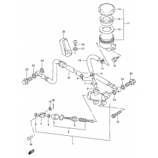 Rear master cylinder