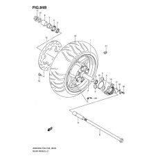 Rear wheel complete assy              

                  An650k8/k9/l0