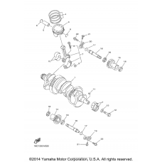 Crankshaft piston