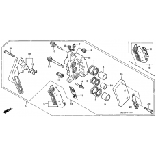 Front brake caliper              

                  2