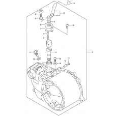 Clutch cover/oil pump