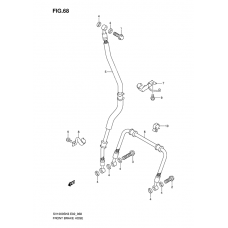 Front brake hose