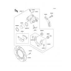 Front brake caliper              

                  Zg1000-a15 - a18