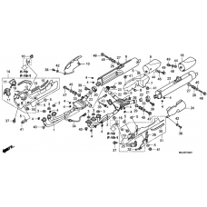 Exhaust muffler              

                  EXCEPT G L1800-BR