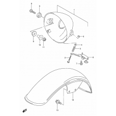 Headlamp housing              

                  Model v/w/x/y