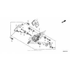 Parking brake caliper