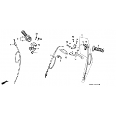 Handle lever/switch/cable