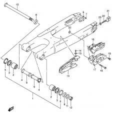 Rear swinging arm              

                  Model k5/k6