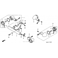 Front + rear turn signal