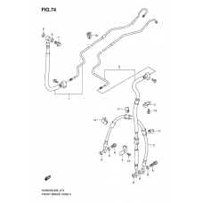 Front brake hose              

                  See note