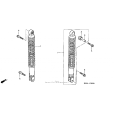Rear shock absorber