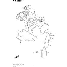 Топливный бак (Gsx-R1000L5 E28)