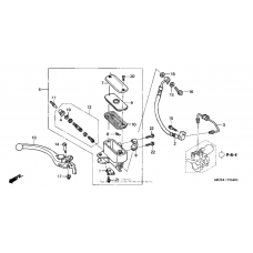 Front brake master cylinder (st1300a)
