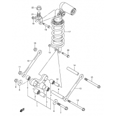 Rear cushion lever