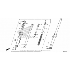 Вилка передней оси