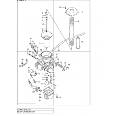 Rear carburetor